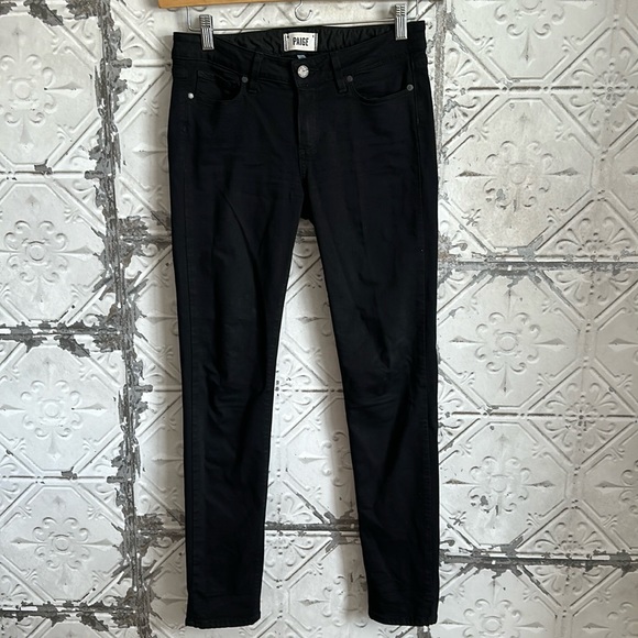 PAIGE Denim - Black Paige skyliner skinny jeans